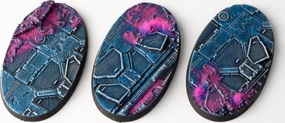 Gamers Grass Gamers Grass: Bases Oval - Alien Infestation 75 mm (3 szt.)