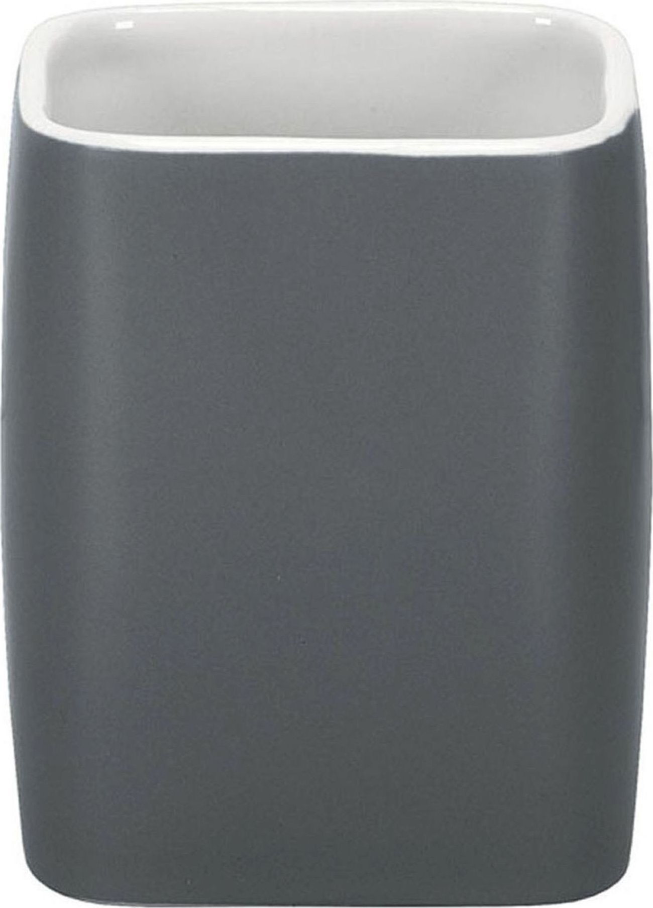 Kleine Wolke Kleine Wolke Cubic Ceramiczny Kubek łazienkowy szary