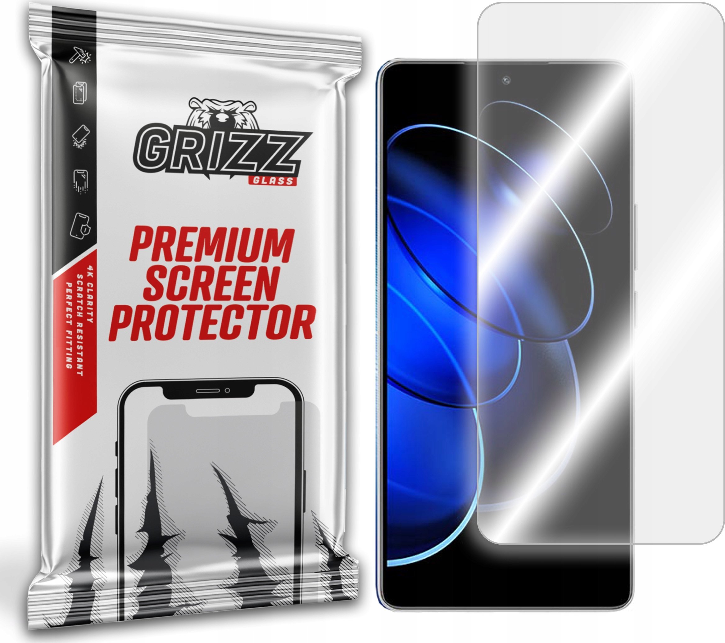 GrizzGlass Szkło hybrydowe Grizz Honor 80 GT