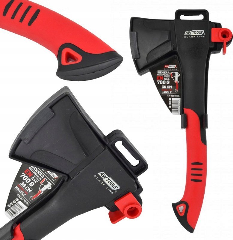 AWTools AWTOOLS SIEKIERA Z KLINEM 700g PEŁNY KOMPOZYT BLACK LINE