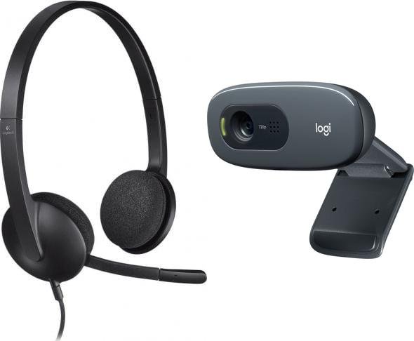 Słuchawki Logitech H340 (981000475) + C270 (960-001063)