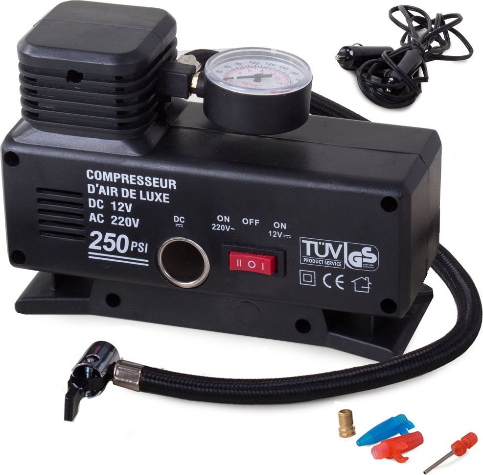 Kompresor samochodowy Verk Kompresor samochodowy pompka 230v 12v jakość Kompresor samochodowy pompka 230v 12v jakość