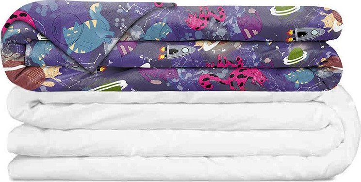 Gravity Kołdra obciążeniowa Balance Kids Gravity Purple Field (Bawełniana-Letnia) 90x120 cm