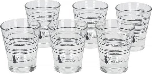 Motta Motta - Zestaw szklanek z miarką - 6 sztuk
