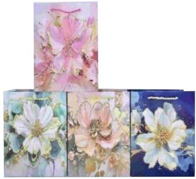 Torba prezentowa Kwiaty MIX