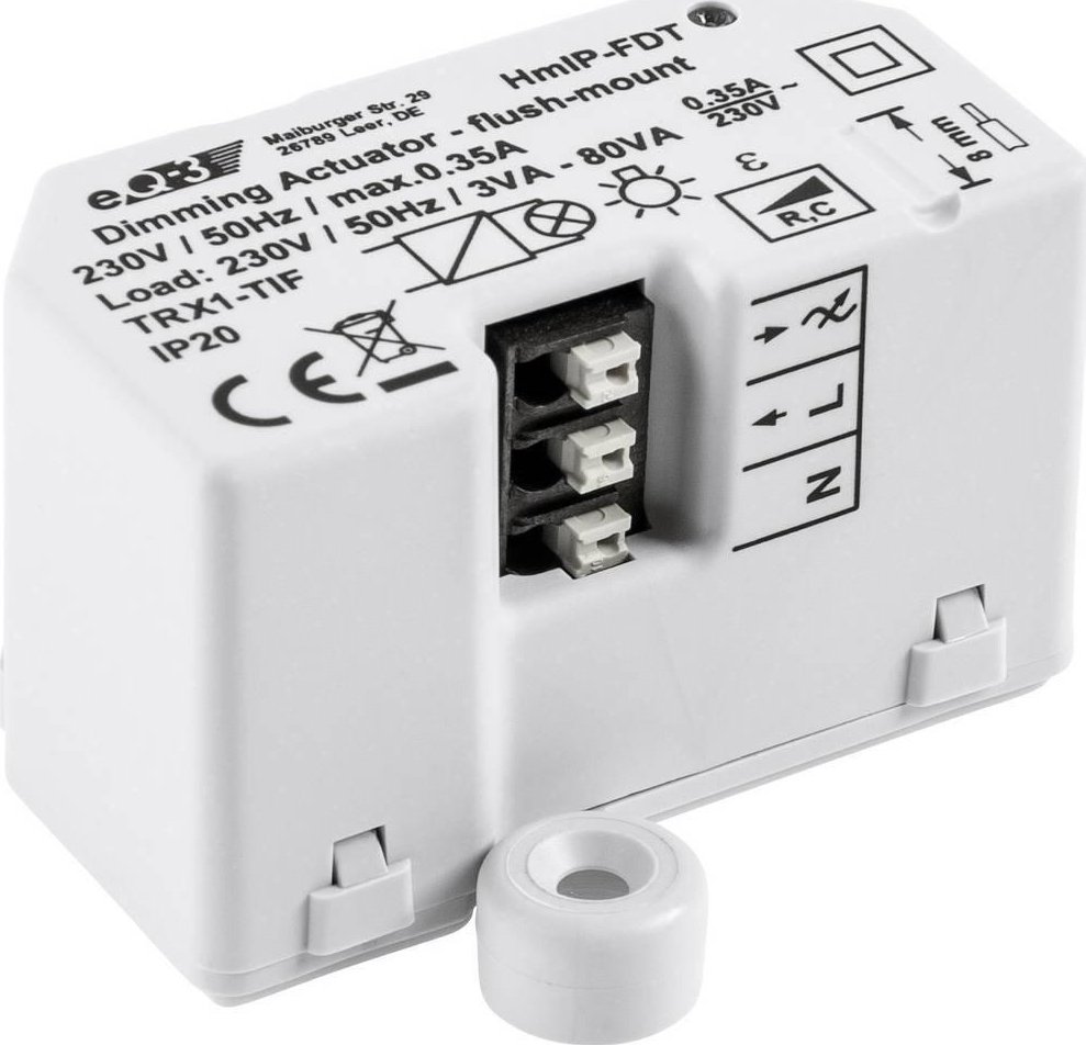 HomeMatic IP Homematic IP Dimmaktor Unterputz – Phasenabschnitt