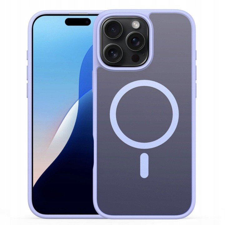 Etui magnetyczne DuxDucis Yind do iPhone 16 Pro, fioletowe