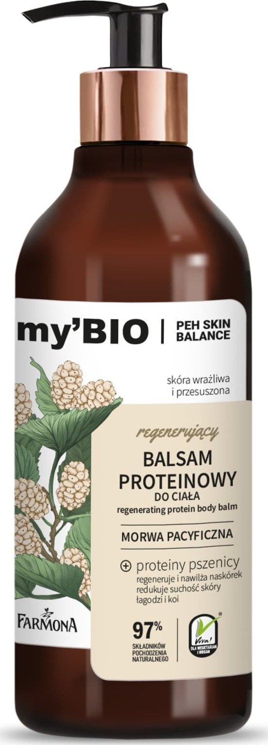 Farmona my`Bio Regenerujący Balsam proteinowy do ciała morwa pacyficzna 400ml