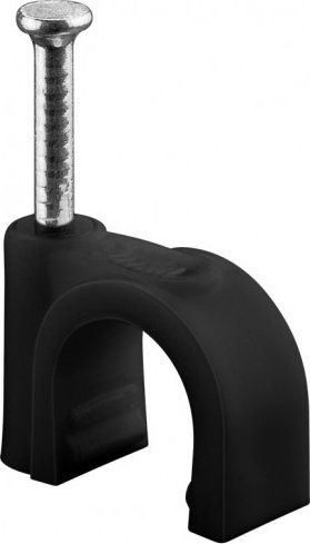 Organizer Goobay Obejma kablowa TechdatGeneralDiameterMET] mm, czarny - średnica 9 mm