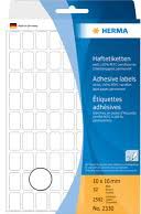 Herma Etykiety samoprzylepne, białe 10x16 mm 2592 Szt. - 2330