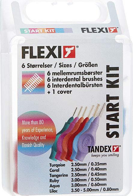 Tandex Tandex (6 szt.) szczoteczek START KIT MIX