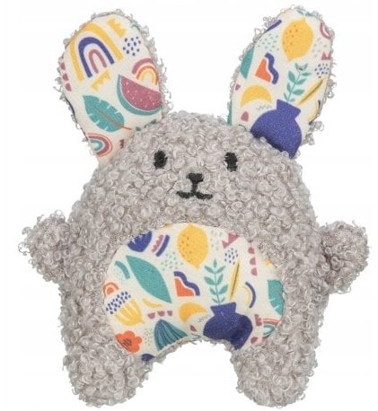 Królik, zabawka, dla kota, plusz, 11 cm, z kocimiętką