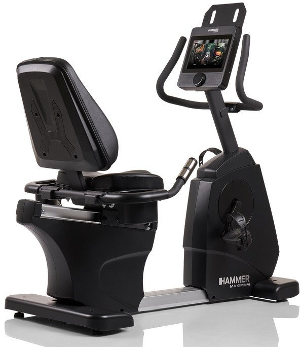 Rower poziomy HAMMER RB 8000 10,1" TFT, 40 poziomów oporu, Kinomap