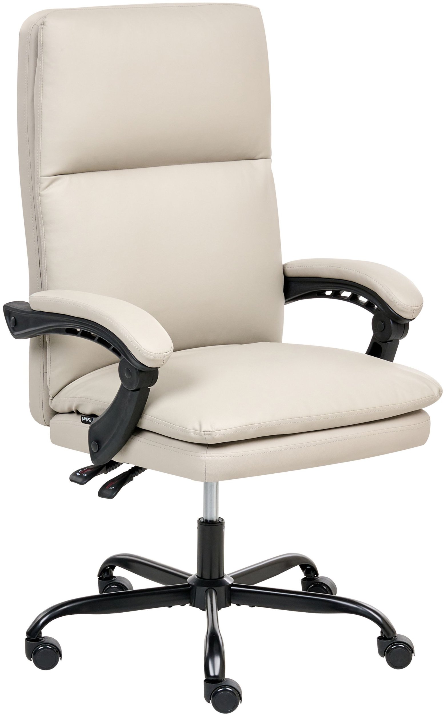 Krzesło biurowe Beliani Fotel biurowy SERENE Jasnobeżowy