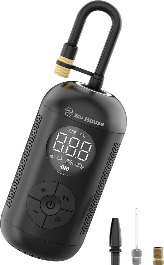 Kompresor samochodowy Wiha Wiha Zai home Cordless air pump, 6 pieces (black, Li-Ion battery 3.7 volts, 4 Ah)