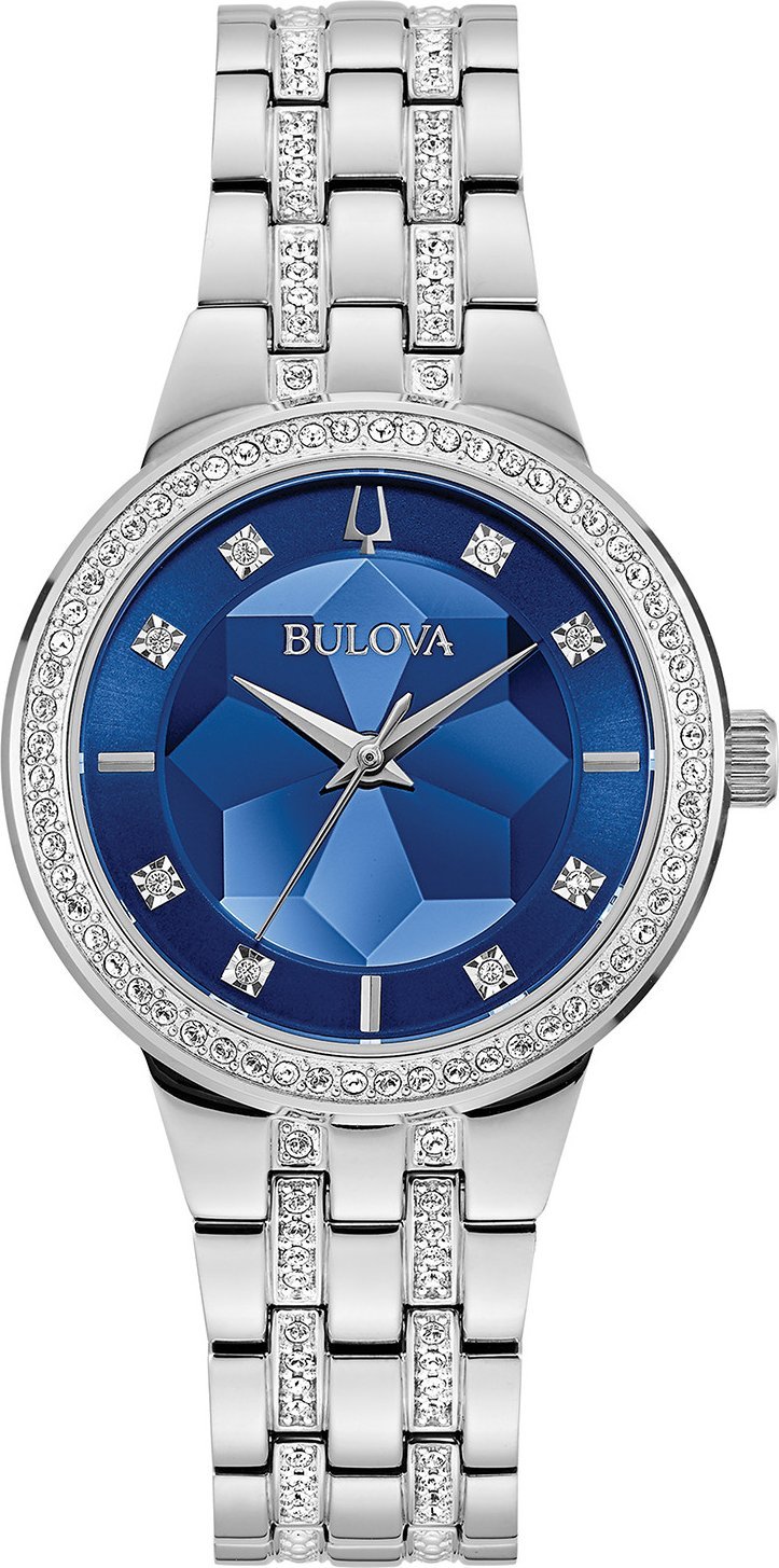 Zegarek Bulova Zegarek męski Bulova 96L276 CYRKONIE srebrny