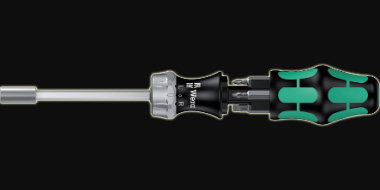 Wera Rękojeść do bitów 1/4" z grzechotką i magnesem + 6 bitów (05073660001)