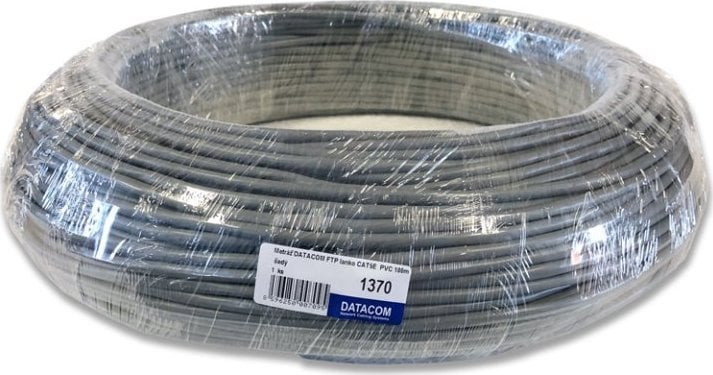Solarix DATACOM FTP Cat5e PVC kabel 100m (lanko) Å¡edÃ½