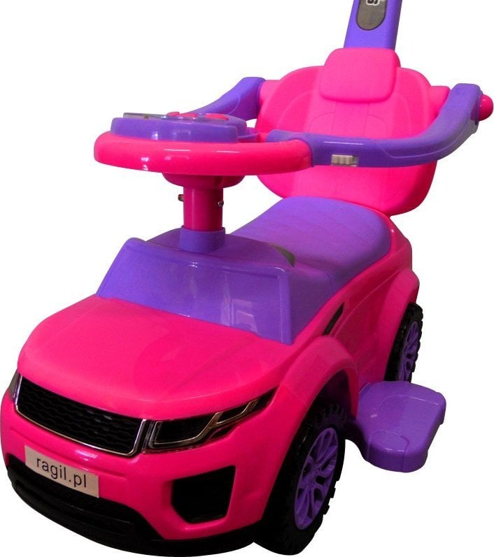 R-Sport Pchacz J4 różowy Pchacz Jeździk, chodzik, muzyka, klakson