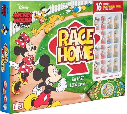 Cartamundi Gra planszowa Wyścig do domu. Miki i przyjaciele