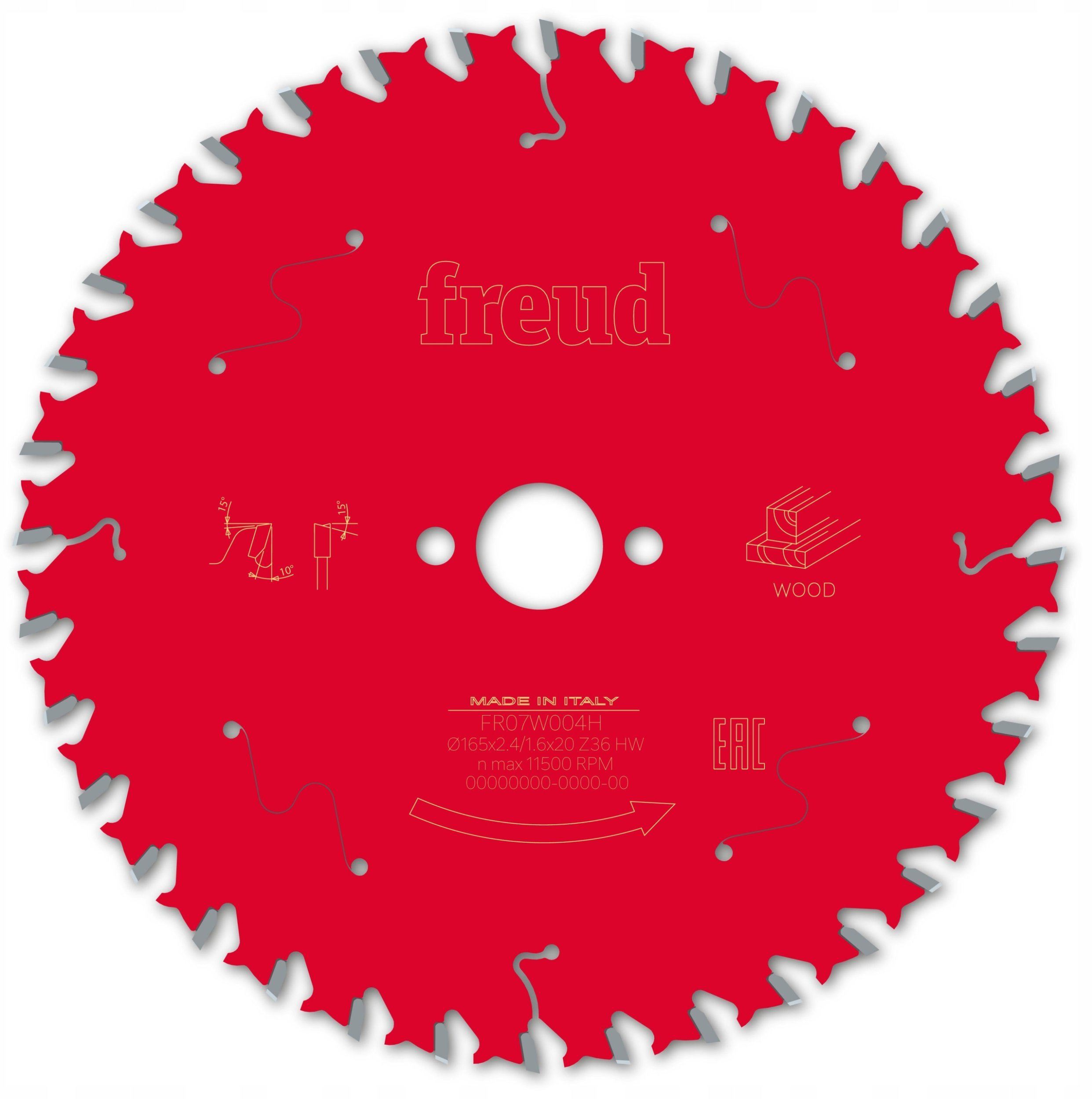 Tarcza Pil. FR07W004H 165X20-36