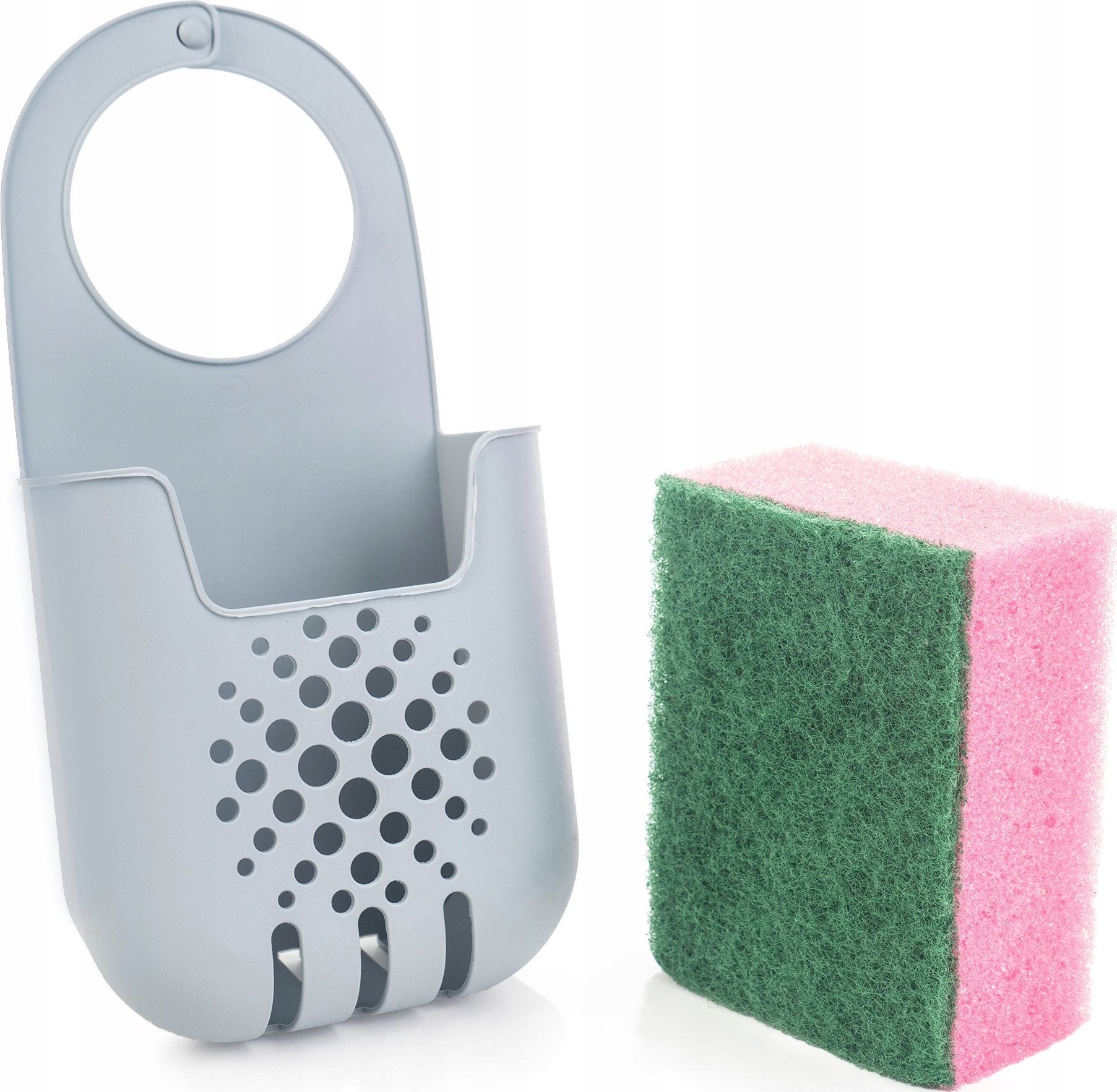 Kadax KADAX Organizer Na Gąbkę Uchwyt Do Zlewu Z Gąbką Kuchenny Przybornik Szary