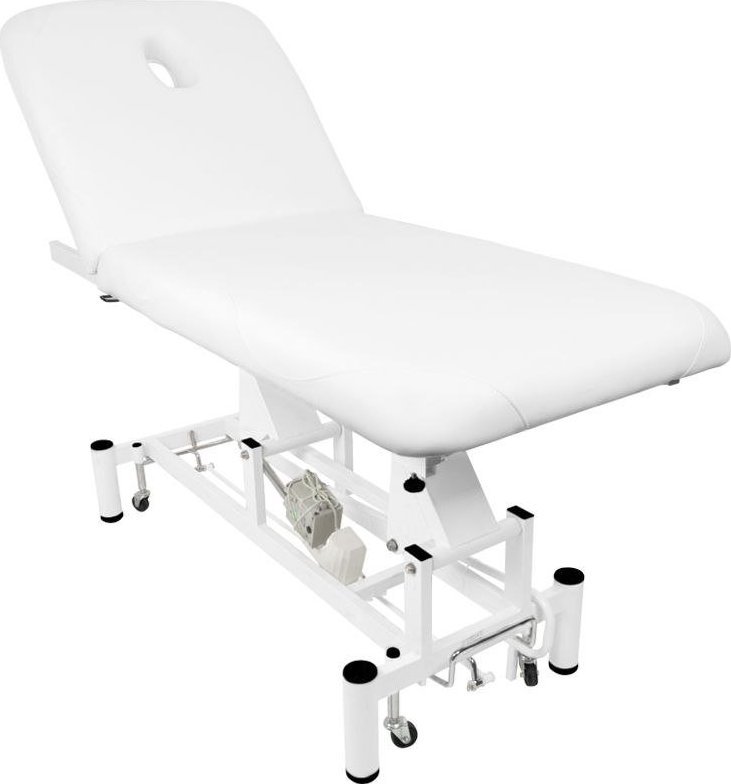 Azzurro Leżanka elektryczna do masażu 684 biała