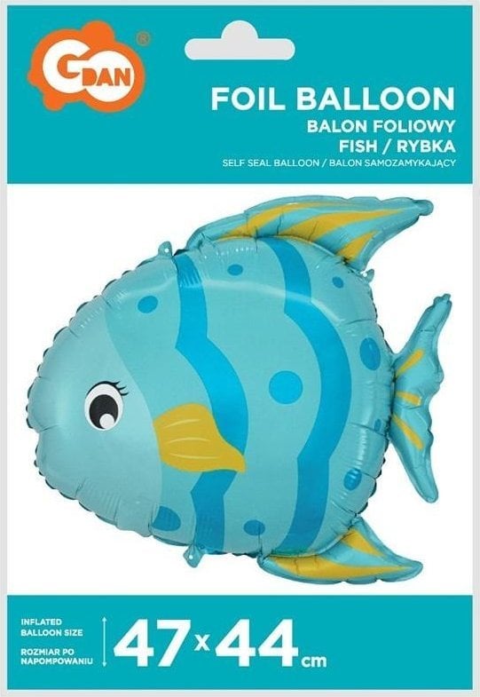 GoDan Balon foliowy Rybka 47x44cm