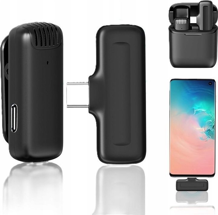 Mikrofon Ulanzi Mikrofon Bezprzewodowy 20m Krawatowy USB USB-C TYPE-C na Telefon Ulanzi J11 / 3134