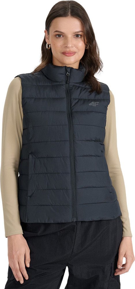 Kamizelka damska 4F F218 czarna 4FWAW25TVJAF218 20S L