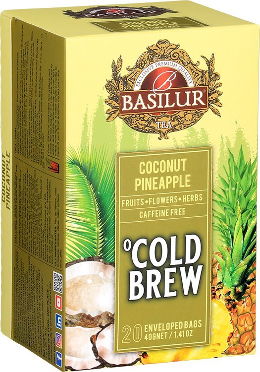 Basilur Herbata owocowa KOKOS ANANAS Cold Brew - 20 szt.