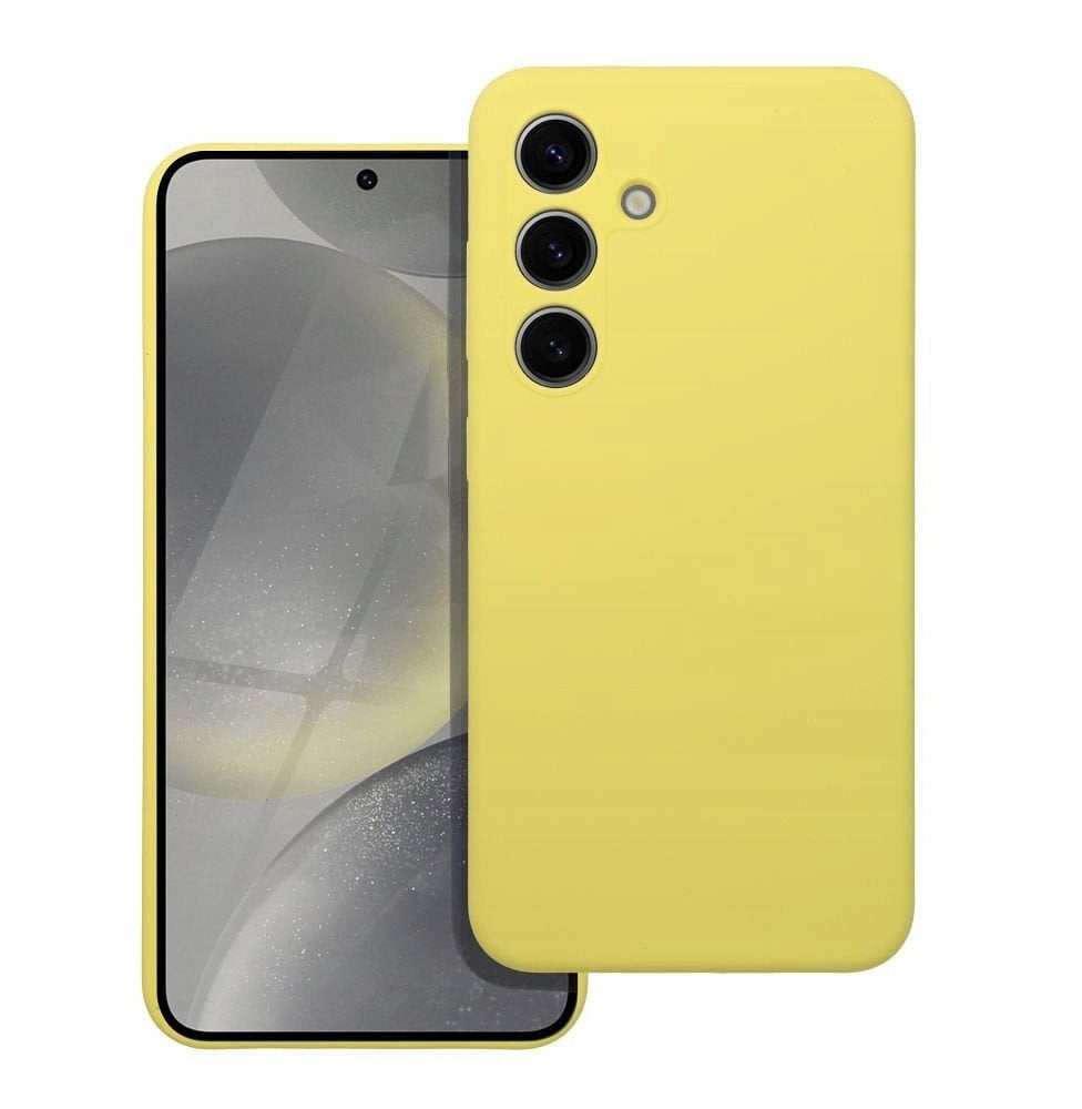 Futerał SILICONE 2mm do XIAOMI REDMI 14C żółty