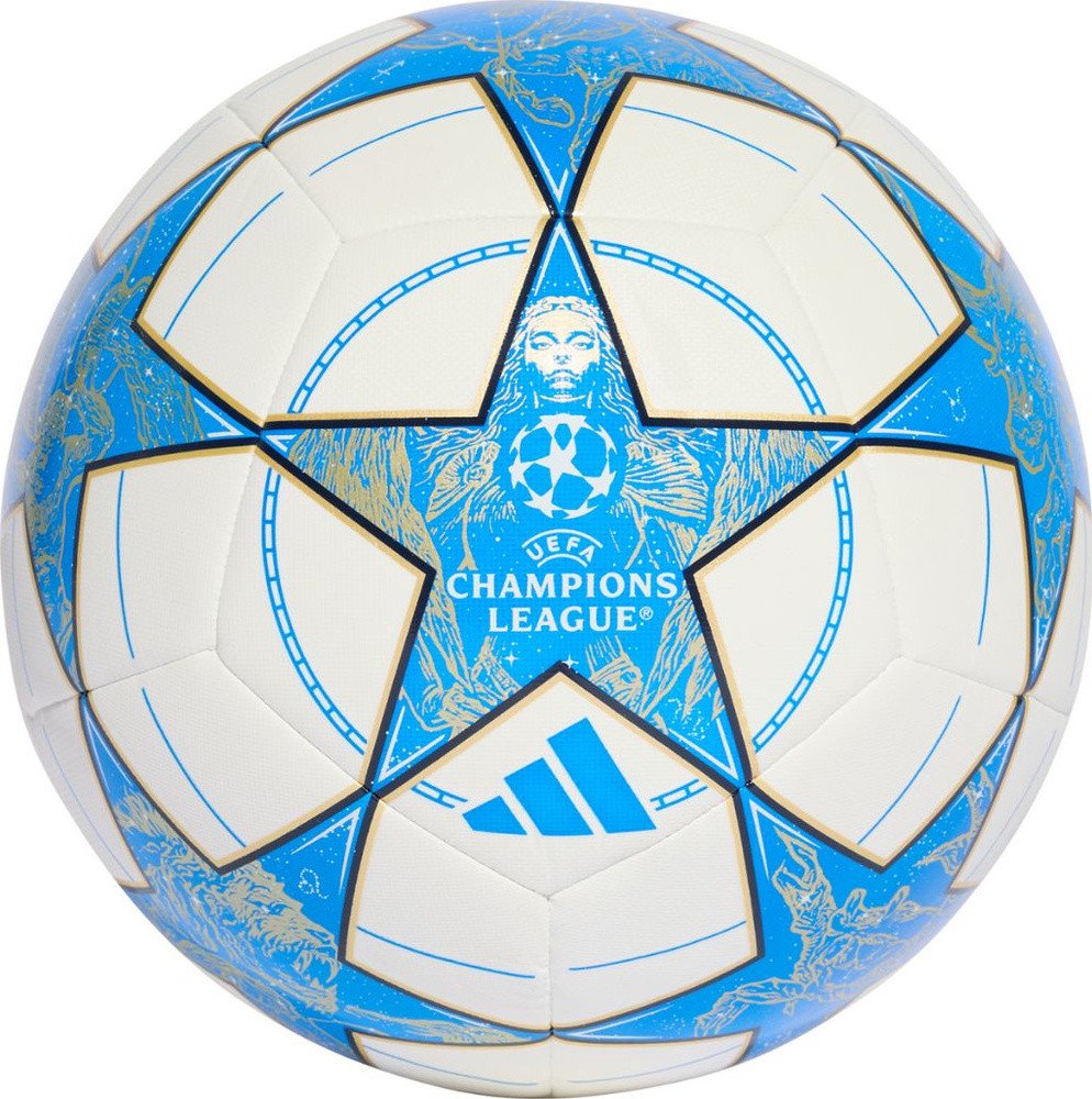 Piłka nożna adidas UCL Training 25/26 League Stage biało-niebieska JP1534 5