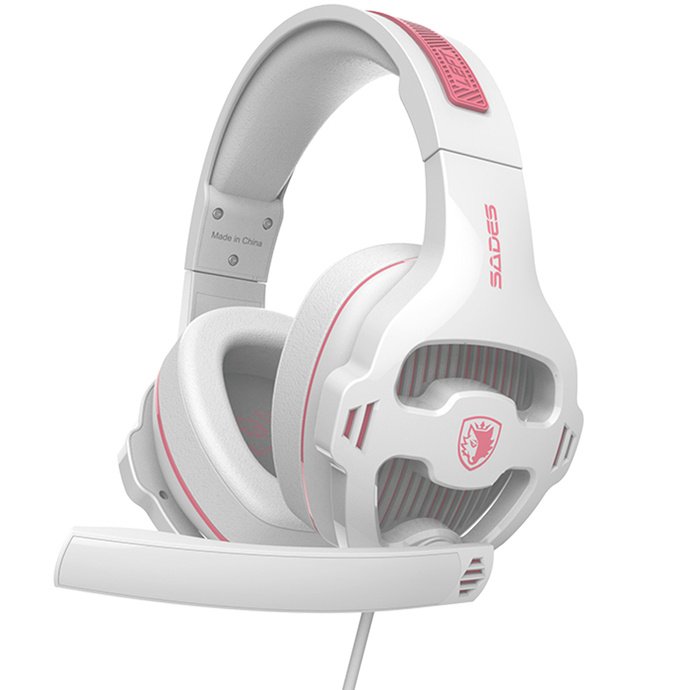 Słuchawki Sades Ppower Różowe (SA-726)