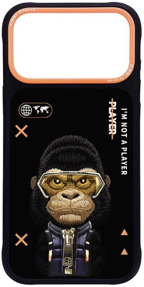 Etui Nimmy Cool&Cute 2.0 Gorilla do iPhone 17 Pro Max czarny