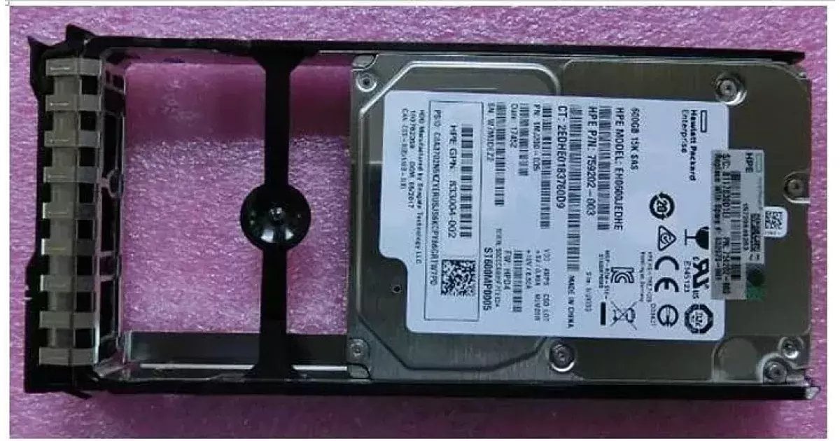 Dysk HP 600GB SAS 12G 15K SFF