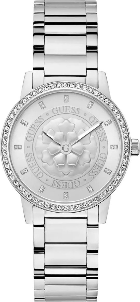 Zegarek damski Guess GW0747L1 CYRKONIE srebrny