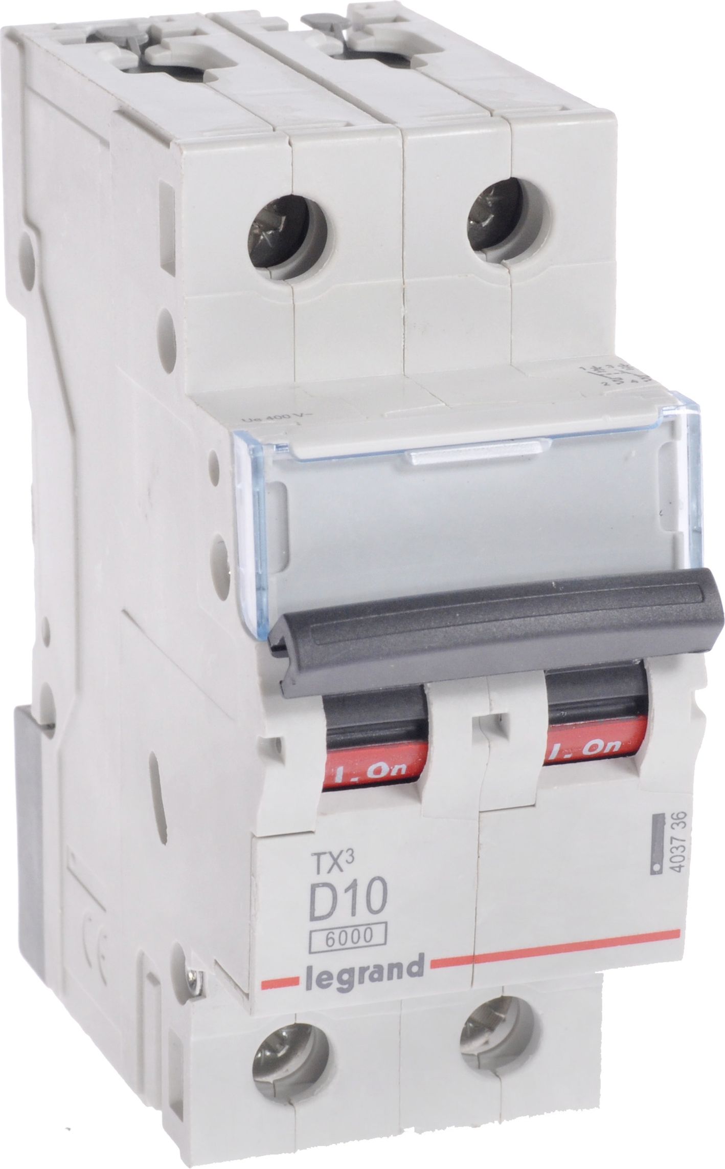 Legrand Wyłącznik nadprądowy 2P D 10A 6kA AC S302 TX3 (403736)