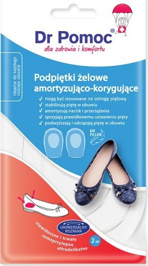 Dr Pomoc Podpiętki żelowe Amortyzująco-korygujące 2szt