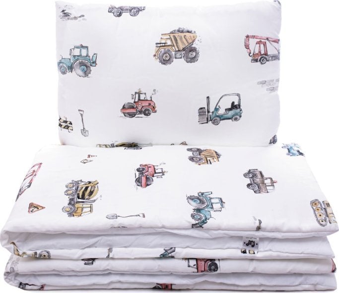 PULP BAMBOO PULP-KOMPLET POŚCIELI Z BAWEŁNY SATYNOWEJ 100X135CM MASZYNY