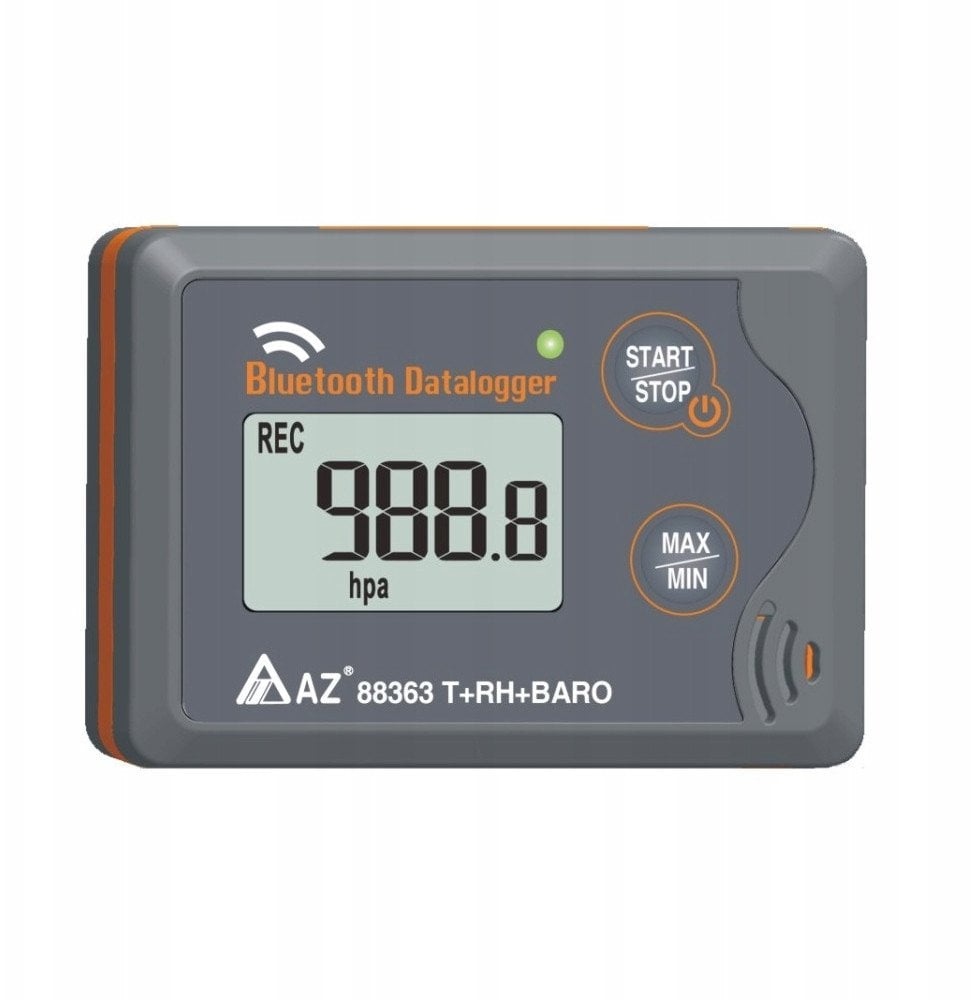 Rejestrator temperatury, wilgotności i ciśnienia atmosferycznego z Bluetooth AZ 88363