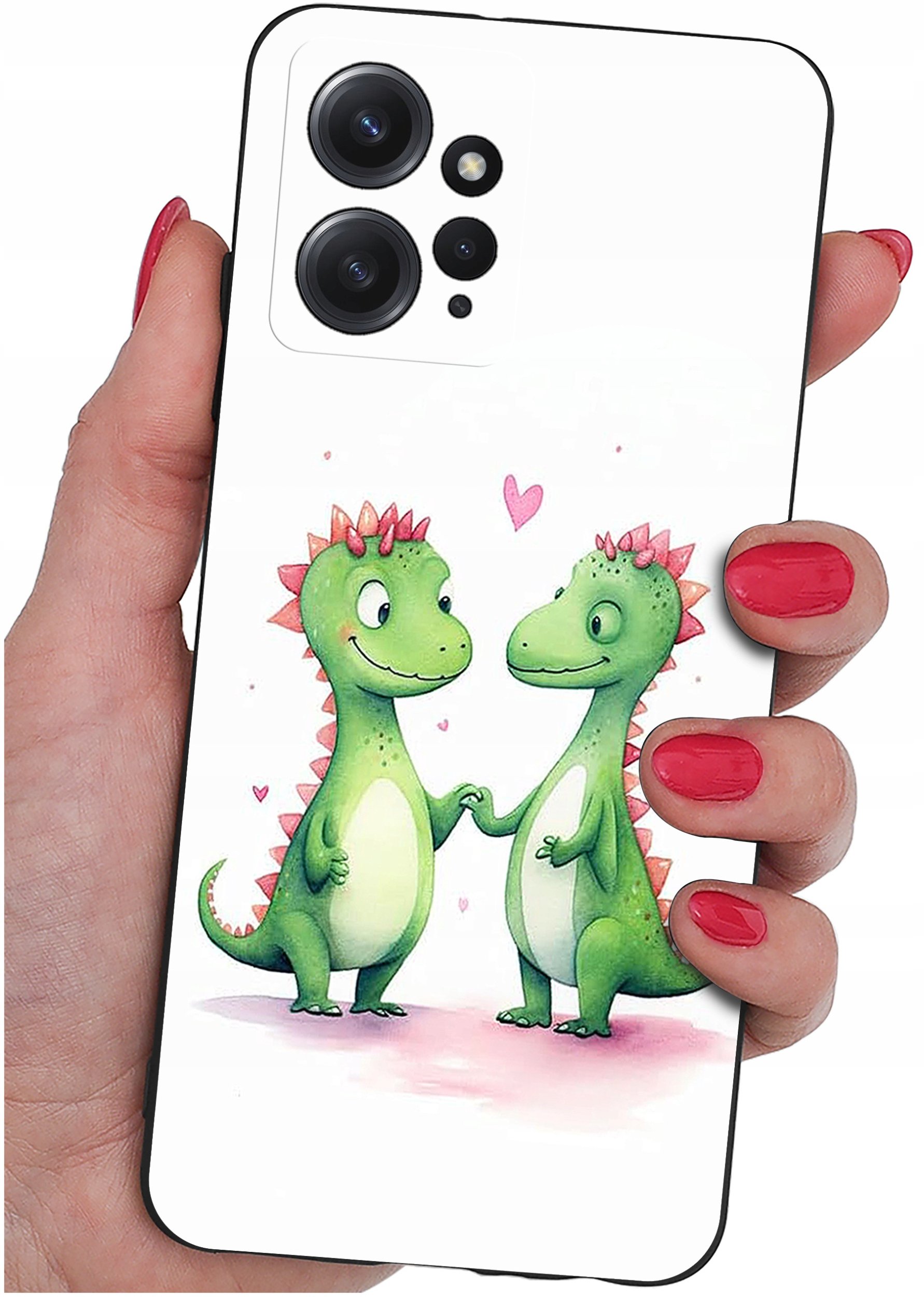 ETUI do Xiaomi Redmi Note 12 4G | WZORY | SILIKONOWE MATT CASE + SZKŁO 9H