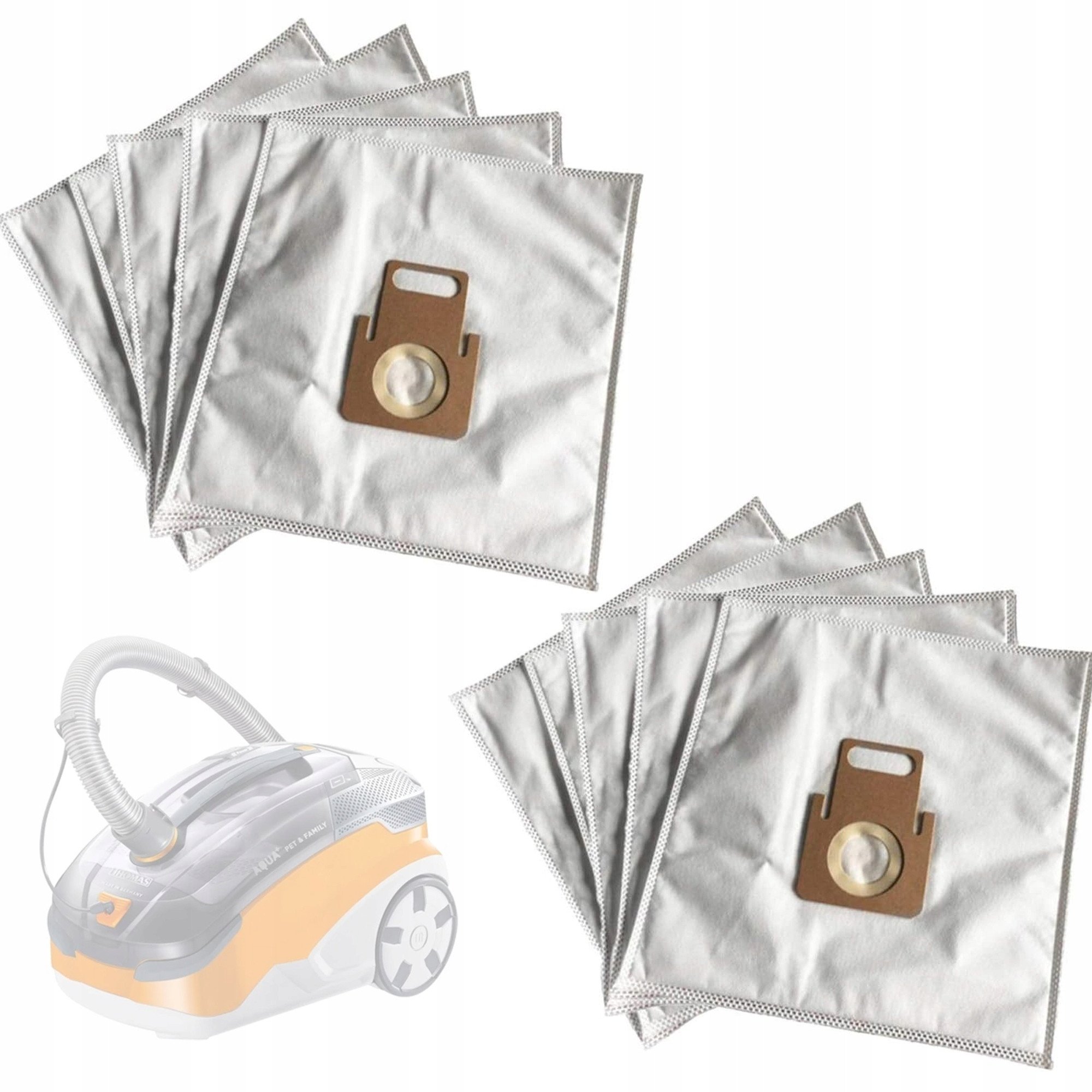 10X WORKI SYNTETYCZNE DO ODKURZACZA THOMAS AQUA+ ANTYALERGICZNE 5 WARSTW HQ