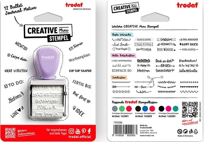 Trodat trodat Creative Mini/V2 Pastell Lila 1129