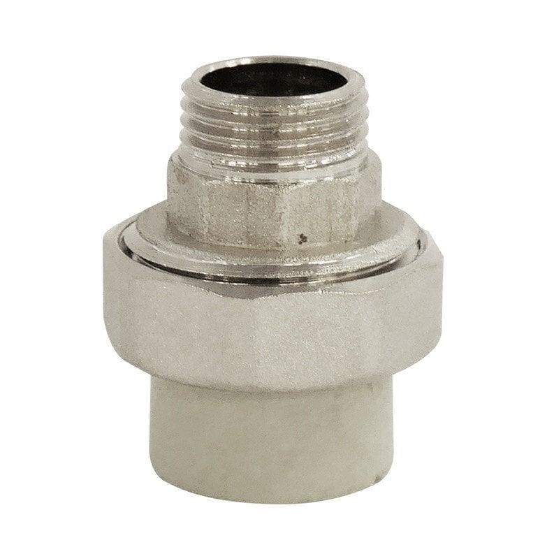 BRASS COUPLING PPR 34.2525 D25X3/4IN M