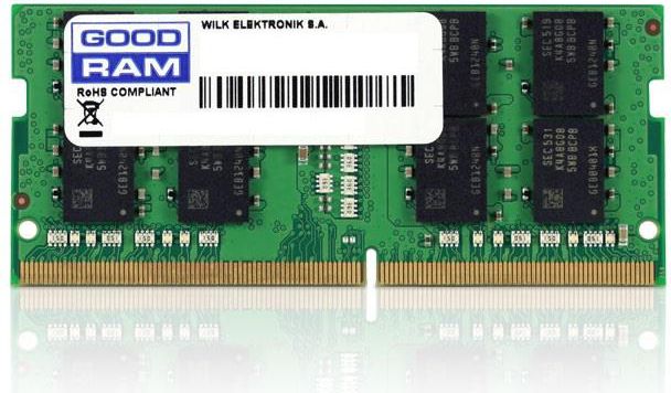 Pamięć do laptopa GoodRam SODIMM, DDR4, 8 GB, 2400 MHz, CL17 (GR2400S464L17S/8G)