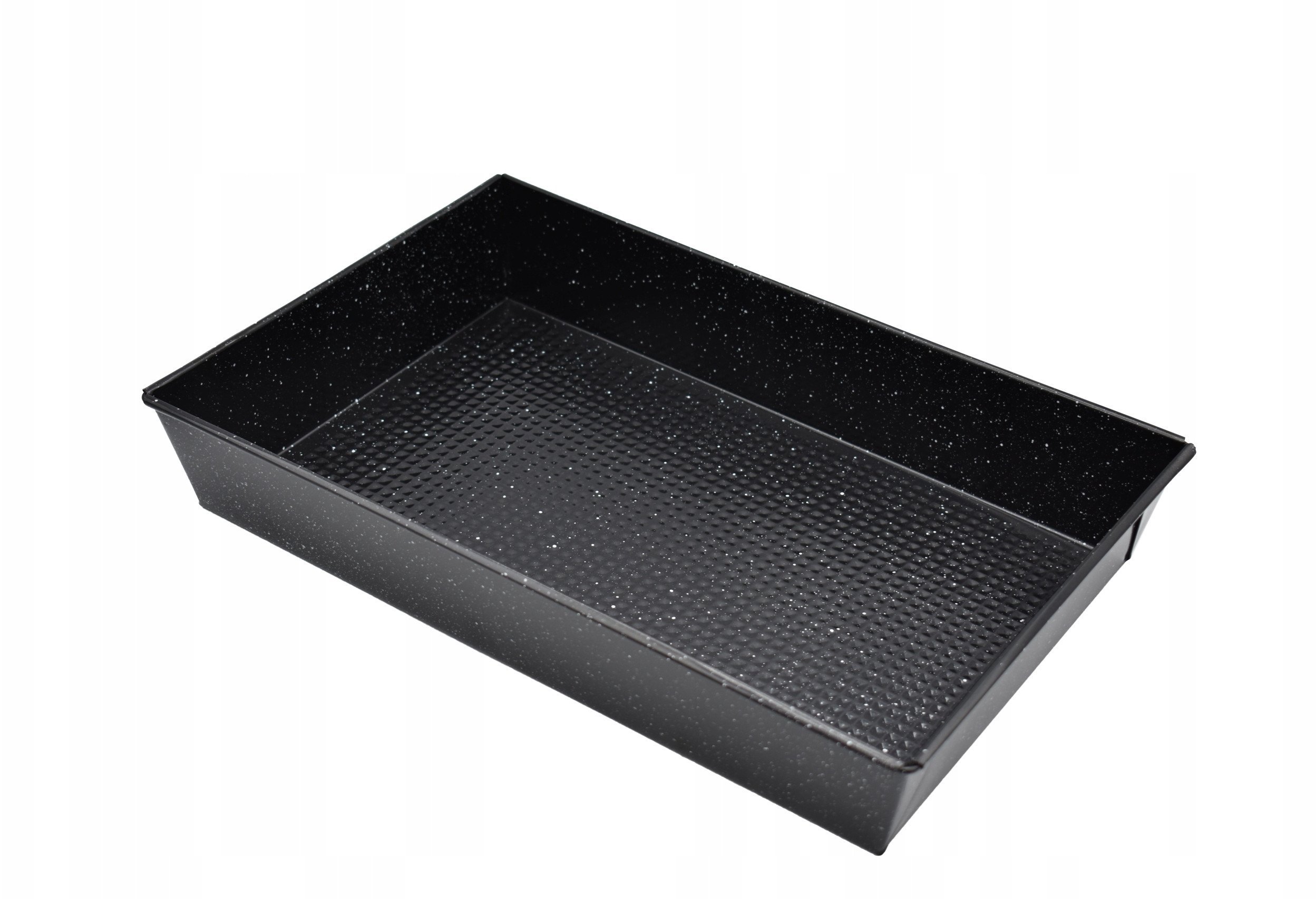 BLACHA FORMA DO PIECZENIA 36X23,5X6CM NIEPRZYWIERALNA MARMUREK BRUNBESTE BB-1083