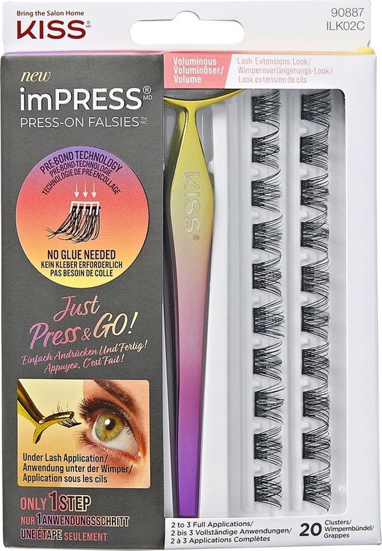 Kiss imPress Kępki sztucznych rzęs Lash Kit 02