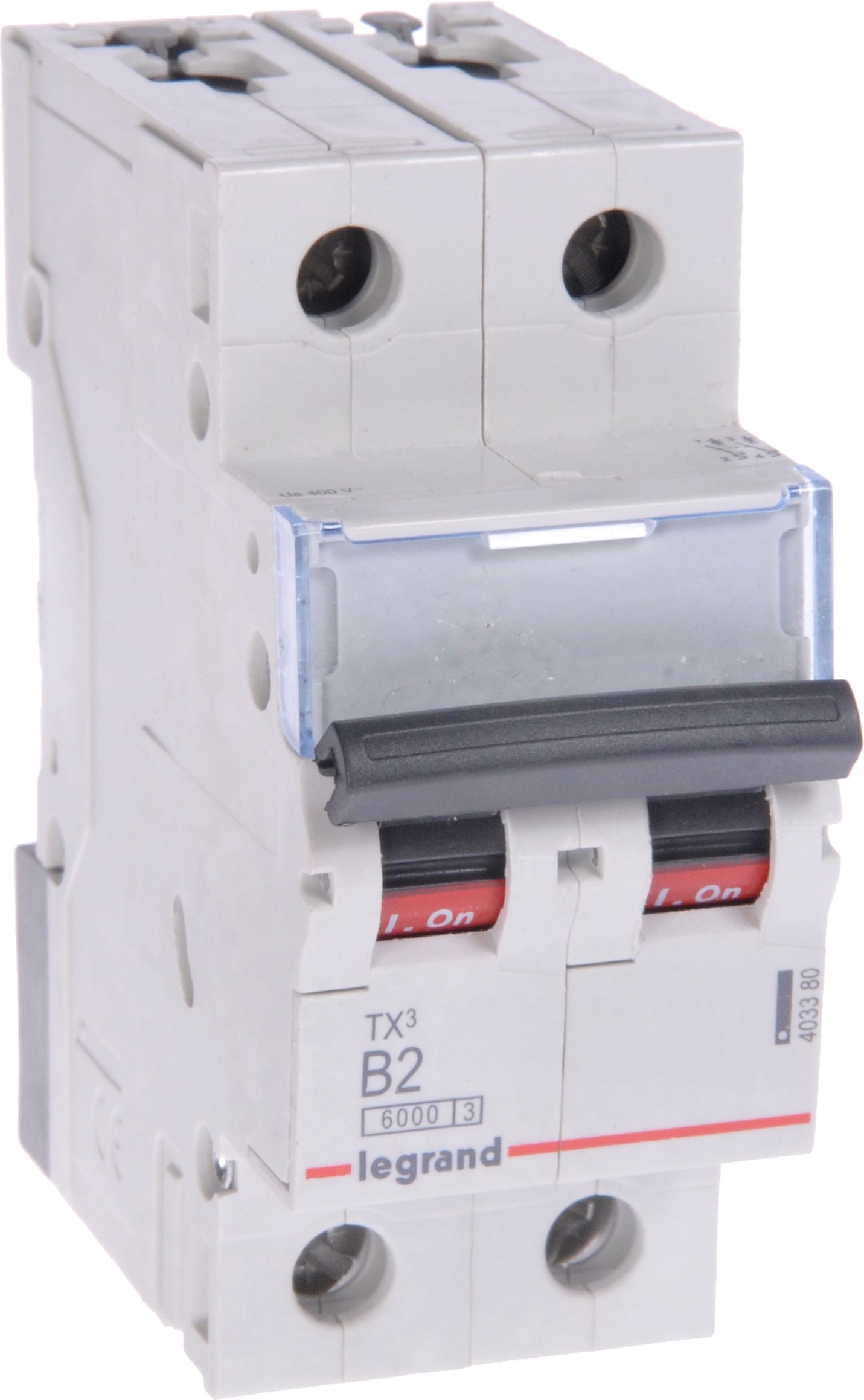 Legrand Wyłącznik nadprądowy 2P B 2A 6kA AC S302 TX3 (403380)