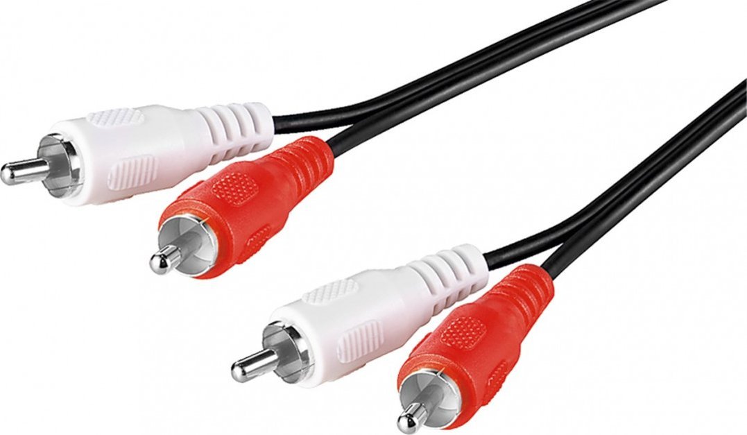 Kabel Goobay RCA (Cinch) x2 - RCA (Cinch) x2 0.5m czarny (50097)